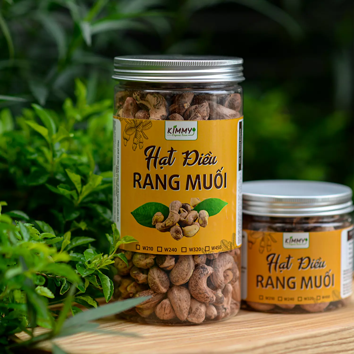 The Roasted Salted Cashew Nuts With Testa 500G PET JAR! - KIMMY FARM